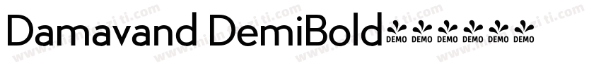 Damavand DemiBold字体转换